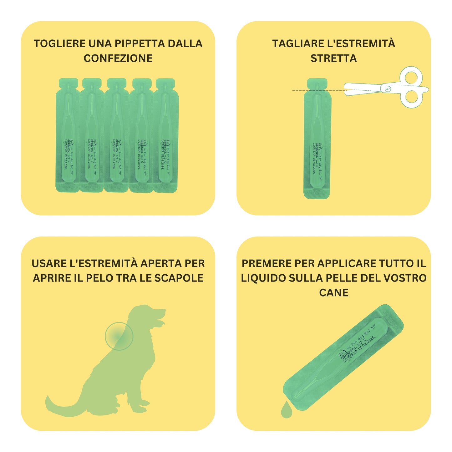 Super Bau Bau Pipette Antiparassitario per Cani